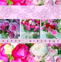 Dobbeltkort m/kuvert - Happy Birthday 